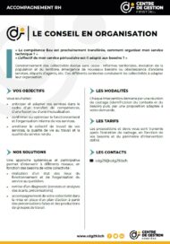 Fiche prestation "Conseil en organisation" - Agrandir l'image, fenêtre modale