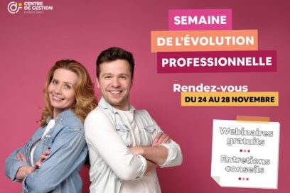 Semaine de l'évolution professionnelle : rendez-vous du 24 au 28 novembre. Webinaires gratuits, entretiens conseils. - Agrandir l'image, fenêtre modale